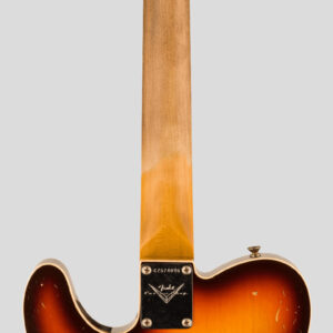 Fender Custom Shop Time Machine 1960 Telecaster Super Faded Aged Chocolate 3-Color Sunburst Heavy Relic 2