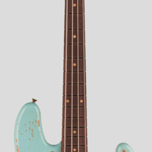Fender Custom Shop Time Machine 1961 Jazz Bass Faded Aged Daphne Blue Heavy Relic 1