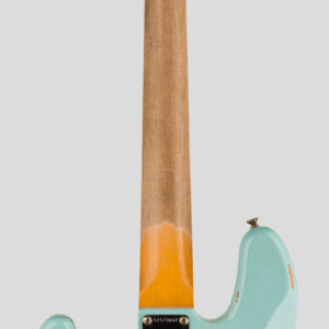 Fender Custom Shop Time Machine 1961 Jazz Bass Faded Aged Daphne Blue Heavy Relic 2