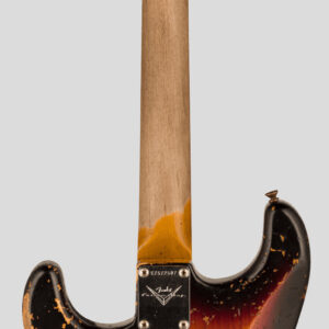 Fender Custom Shop Time Machine 1963 Stratocaster Super Faded Aged 3-Color Sunburst SHR 2