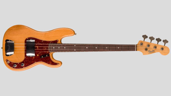Fender Custom Shop Time Machine 1966 Precision Bass Aged Natural Journeyman Relic 9236091116
