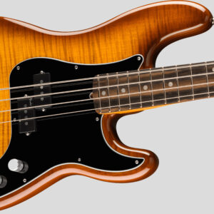 Fender Limited Edition American Ultra Precision Bass Flame Maple Top Tiger’s Eye 3