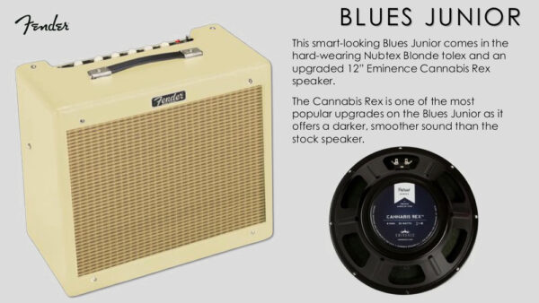 Fender Limited Edition Blues Junior IV Nubtex Blonde 2231506403 incluso footswitch