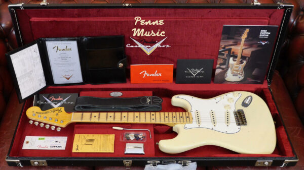 Fender Custom Shop Limited Edition 1969 Bone Tone Strato Vintage White Journeyman Relic 9235001458