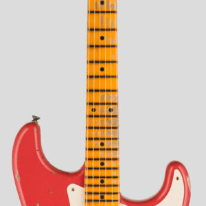 Fender Custom Shop Time Machine 1957 Stratocaster Aged Fiesta Red Heavy Relic 1