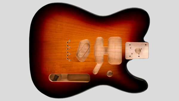 Fender Deluxe Telecaster Alder Body 3-Color Sunburst 0997500700 Made in Mexico SSH Modern Bridge Mount
