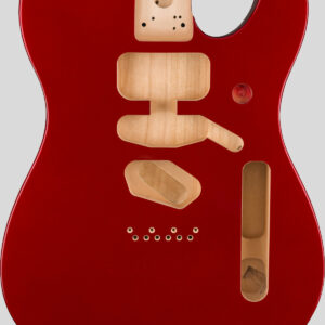 Fender Deluxe Telecaster Alder Body Candy Apple Red 1