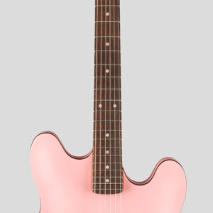 Fender Tom Delonge Starcaster Satin Shell Pink 1