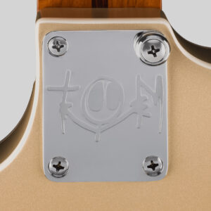 Fender Tom Delonge Starcaster Satin Shoreline Gold 4