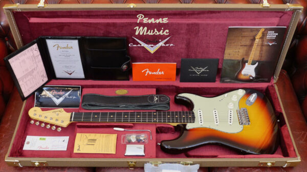 Fender Custom Shop Vintage Custom 1959 Stratocaster Chocolate 3-Color Sunburst NOS TCP 9235000562