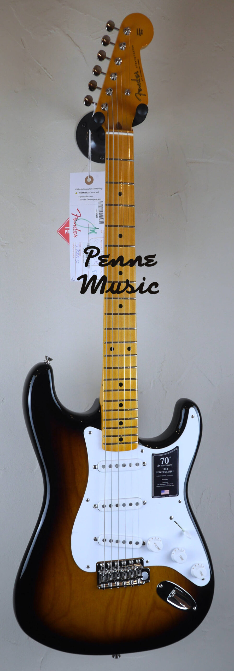 Fender 70th Anniversary American Vintage II 1954 Stratocaster 2-Color Sunburst #0532 2