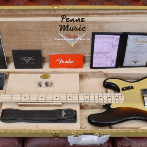 Fender Custom Shop Vintage Custom 1957 Precision Bass Wide-Fade 2-Color Sunburst NOS TCP 12/11/2024 1