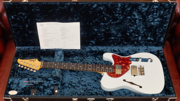 Suhr Alt T Sonic Blue Made in Usa 27/04/2022 01-ALT-0022 con custodia rigida G&G Hardshell Case
