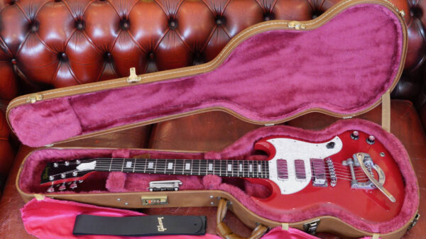 Gibson SG Deluxe Hellfire Red 19/07/1997 Made in Usa inclusa custodia rigida originale Brown