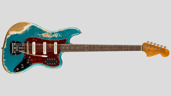Fender Custom Shop Time Machine 1962 Bass VI Super Faded Ocean Turquoise Super Heavy Relic 9235700239