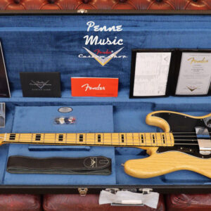 Fender Custom Shop Time Machine 1975 Jazz Bass Aged Natural Journeyman Relic 18/10/2023 (3,59 kg) 1