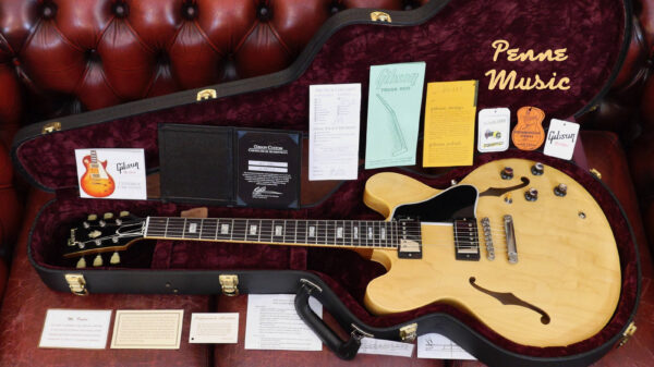 Gibson Custom Shop 1963 ES-335 Reissue Antique Natural VOS 2008 (ex Mel Previte) HS35P0ANNH1