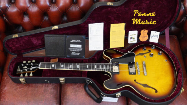 Gibson Custom Shop 1963 ES-335 Reissue Vintage Sunburst VOS 18/10/2013 (ex Mel Previte) HS35P0VSNH1