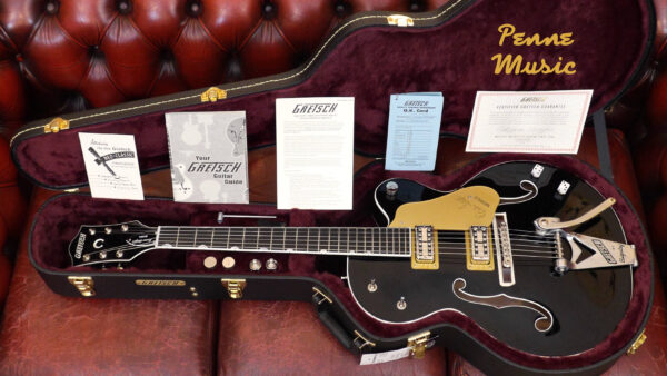 Gretsch G6120T-BSNSH Brian Setzer Nashville Hollow Body with Bigsby Black Lacquer 2401216806